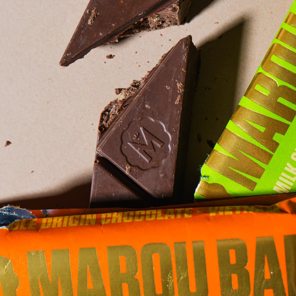 Crunchy Chocolate Snack Bar 53% Coconut Milk